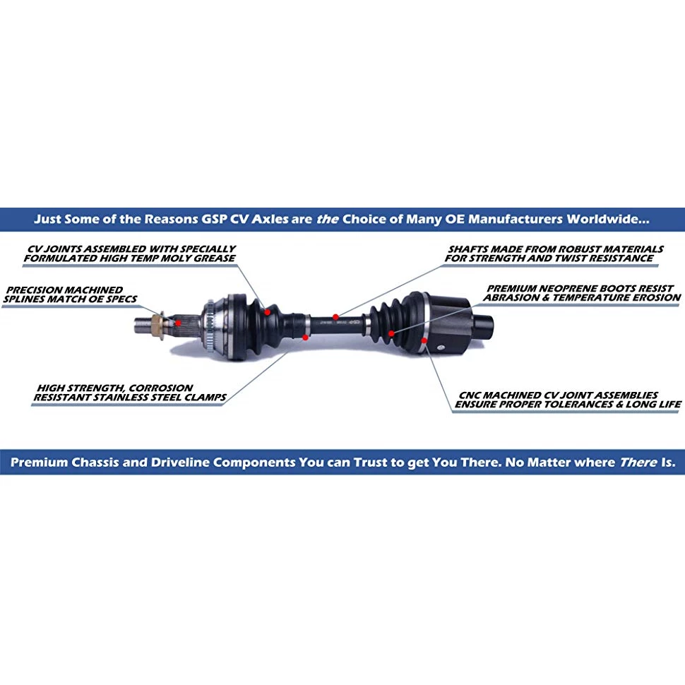 GSP HD Complete CV Axle - Polaris RZR 1000XP / HIGH LIFTER / 4-SEATER 2 GSP HD Complete CV Axle - Polaris RZR 1000XP / HIGH LIFTER / 4-SEATER - Image 2