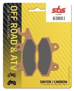 SBS Brakes SBS 611SI / 638SI Front Brake Pads Can-Am / Kawasaki / Yamaha /CF Moto (FA135 / FA165 Style)