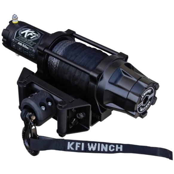 KFI Products KFI Assault 5000 Lb Wide Winch - AS-50W 1 KFI Products KFI Assault 5000 Lb Wide Winch - AS-50W