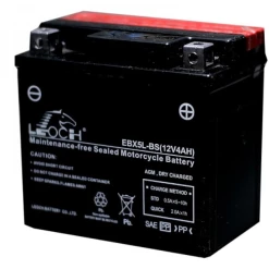 Leoch Battery EBX5L-BS Youth ATV / Motorcycle AGM Battery - (YTX5L-BS, GTX5L-BS, CTX5L-BS)