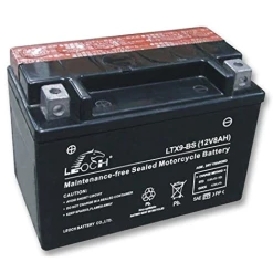 Leoch Battery EBX9-BS ATV / Motorcycle AGM Battery - (YTX9-BS, GTX9-BS, CTX9-BS)